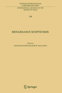 Cover image: Renaissance Scepticisms 1st edition 9781402085178