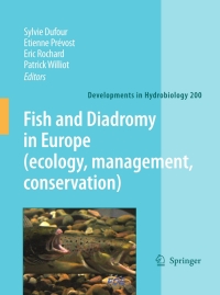 صورة الغلاف: Fish and Diadromy in Europe (ecology, management, conservation) 1st edition 9781402085475