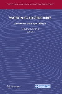 Cover image: Water in Road Structures 1st edition 9781402085611