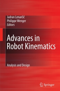 Cover image: Advances in Robot Kinematics: Analysis and Design 1st edition 9781402085994