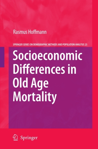 Cover image: Socioeconomic Differences in Old Age Mortality 9781402086915