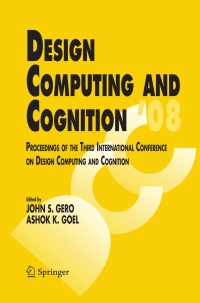 صورة الغلاف: Design Computing and Cognition '08 1st edition 9781402087271