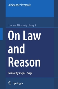 Imagen de portada: On Law and Reason 2nd edition 9781402087295