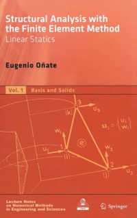 Imagen de portada: Structural Analysis with the Finite Element Method. Linear Statics 9781402087325