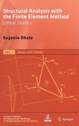 صورة الغلاف: Structural Analysis with the Finite Element Method. Linear Statics 9781402087325