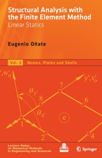 Cover image: Structural Analysis with the Finite Element Method. Linear Statics 9781402087424