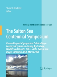 Imagen de portada: The Salton Sea Centennial Symposium 1st edition 9781402088056