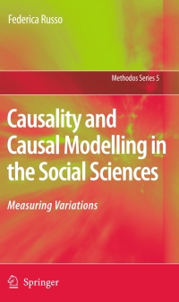 Titelbild: Causality and Causal Modelling in the Social Sciences 9789048179961
