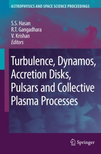 Imagen de portada: Turbulence, Dynamos, Accretion Disks, Pulsars and Collective Plasma Processes 1st edition 9781402088674