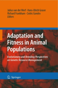 Cover image: Adaptation and Fitness in Animal Populations 1st edition 9781402090042