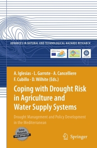 صورة الغلاف: Coping with Drought Risk in Agriculture and Water Supply Systems 1st edition 9781402090448