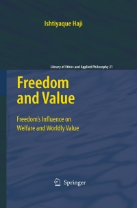 Cover image: Freedom and Value 9781402090769