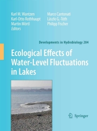 Cover image: Ecological Effects of Water-level Fluctuations in Lakes 1st edition 9781402091919