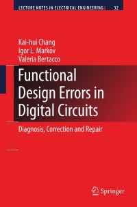 صورة الغلاف: Functional Design Errors in Digital Circuits 9789048181124