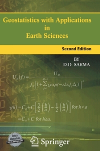 Cover image: Geostatistics with Applications in Earth Sciences 2nd edition 9781402093791