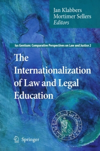 Omslagafbeelding: The Internationalization of Law and Legal Education 1st edition 9781402094934