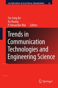 Omslagafbeelding: Trends in Communication Technologies and Engineering Science 9781402094927