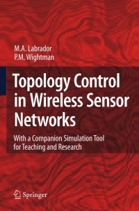 表紙画像: Topology Control in Wireless Sensor Networks 9789048181636