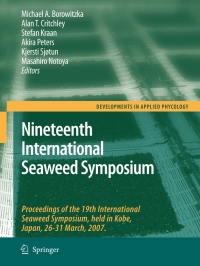 صورة الغلاف: Nineteenth International Seaweed Symposium 1st edition 9781402096181