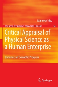 Cover image: Critical Appraisal of Physical Science as a Human Enterprise 9781402096259
