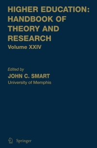 Imagen de portada: Higher Education: Handbook of Theory and Research 1st edition 9781402096273