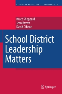 Cover image: School District Leadership Matters 9789048181988