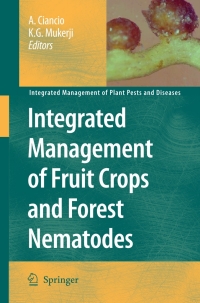Imagen de portada: Integrated Management of Fruit Crops and Forest Nematodes 1st edition 9781402098574