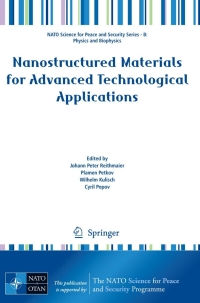 صورة الغلاف: Nanostructured Materials for Advanced Technological Applications 1st edition 9781402099144