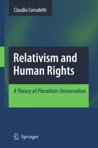 Imagen de portada: Relativism and Human Rights 9781402099854