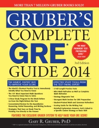 Imagen de portada: Gruber's Complete GRE Guide 2014 3rd edition 9781402279676
