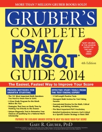 Imagen de portada: Gruber's Complete PSAT/NMSQT Guide 2014 4th edition 9781402279768