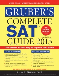 Imagen de portada: Gruber's Complete SAT Guide 2015 18th edition 9781402295737