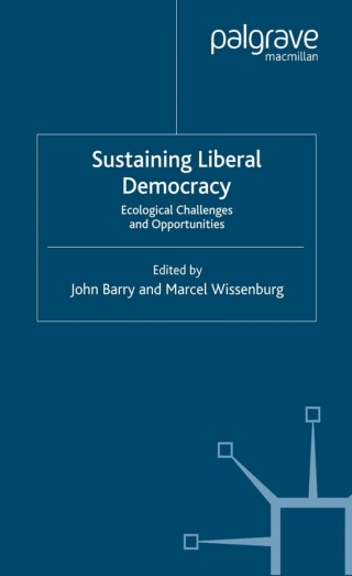 表紙画像: Sustaining Liberal Democracy 1st edition 9780333919811