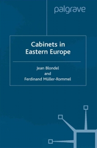 Imagen de portada: Cabinets in Eastern Europe 9780333748794