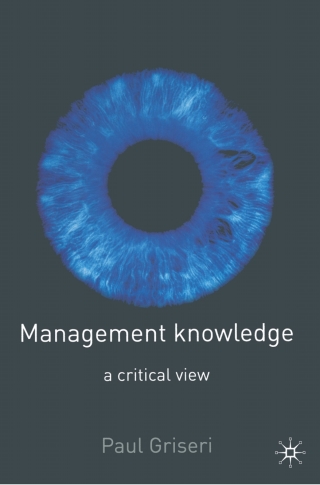 Imagen de portada: Management Knowledge 1st edition 9780333770948