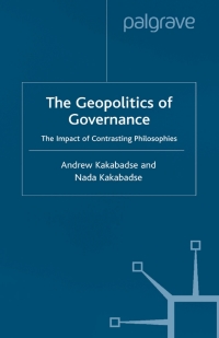 Imagen de portada: Geopolitics of Governance 9780333961278