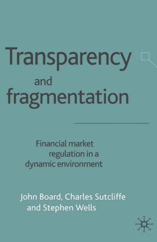 Cover image: Transparency and Fragmentation 9780333986349