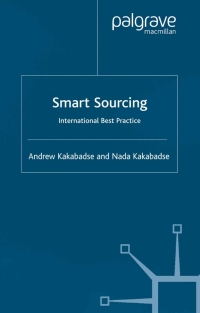 Cover image: Smart Sourcing 9780333963487