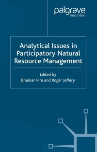 Cover image: Analytical Issues in Participatory Natural Resources 1st edition 9780333792766