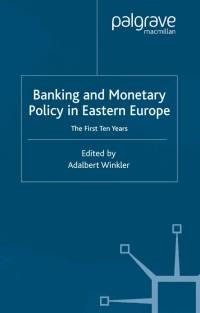 Cover image: Banking and Monetary Policy in Eastern Europe 9781349430093