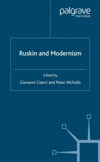 Cover image: Ruskin and Modernism 9780333915608