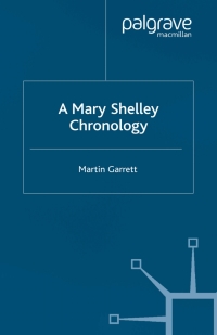 表紙画像: A Mary Shelley Chronology 9780333770504