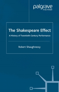 Cover image: The Shakespeare Effect 9781349418398