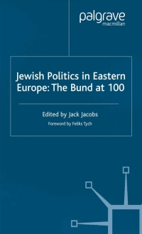 صورة الغلاف: Jewish Politics in Eastern Europe 9780333754627