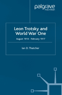 Imagen de portada: Leon Trotsky and World War One 9780333918067