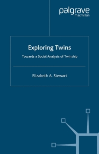 Cover image: Exploring Twins 9780333803615