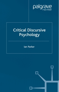 صورة الغلاف: Critical Discursive Psychology 9780333973813