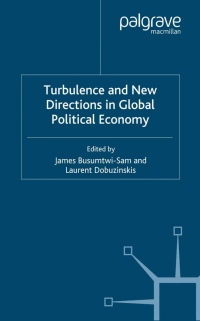 Omslagafbeelding: Turbulence and New Directions in Global Political Economy 1st edition 9781403903624