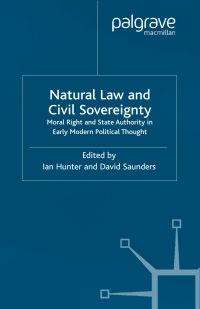 Imagen de portada: Natural Law and Civil Sovereignty 1st edition 9780333964590