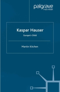 Titelbild: Kaspar Hauser 9780333962145